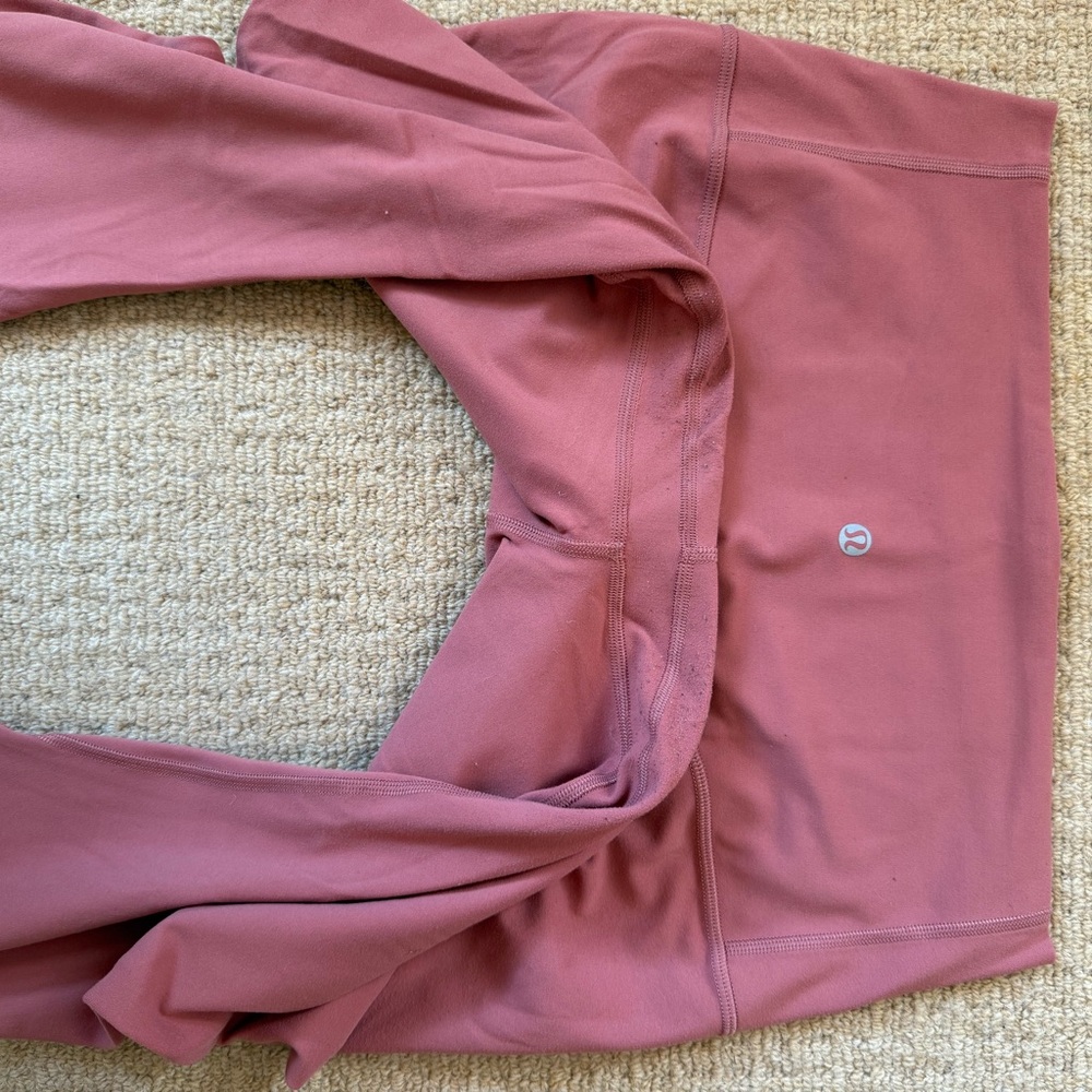 Lululemon Pink Yoga Pants - Picture 2 of 4